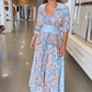 🔥👗Elegancka damska kwiecista sukienka na sznurka