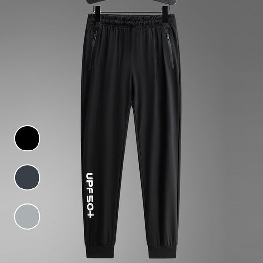 Sportowe, szybkoschnące i oddychające spodnie do biegania unisex