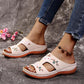 Women's Comfortable Open-Toe Platform Slippers