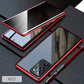 Dwustronne etui z hartowanego szkła magnetycznego do telefonów Samsung S23-S25
