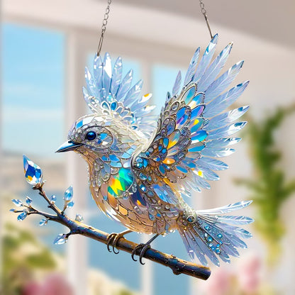 🐦Artystyczna dekoracja w kolorach kryształu – Błękitny Ptaszek【✨Kup 1 i otrzymaj 1 gratis】