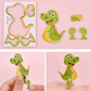 🦗🧩 DIY τρισδιάστατο παζλ με κινούμενα σχέδια (25 τεμάχια/σετ) 🧠✨