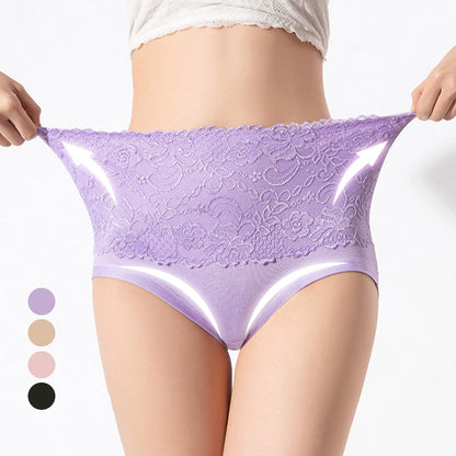 Majtki damskie z wysokim stanem w rozmiarze plus size