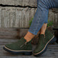 Kobiety Round-Toe buty kostkowe z zamkiem błyskowym bocznym