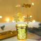 Kerst obrotowy świecznik zapachowy【Nie zawiera świec】