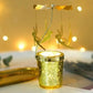 Kerst obrotowy świecznik zapachowy【Nie zawiera świec】