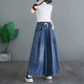 Spodnie jeansowe z szerokimi nogawkami w stylu vintage