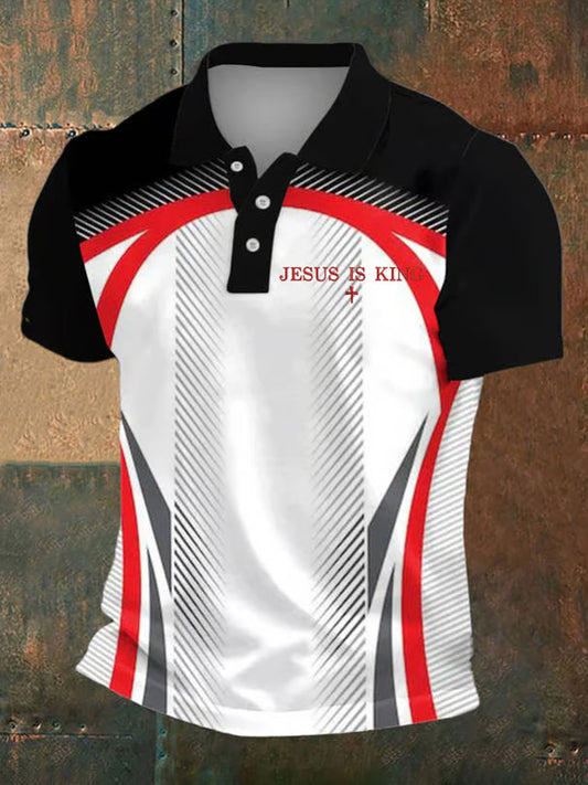 Męska koszulka Vintage Faith POLO