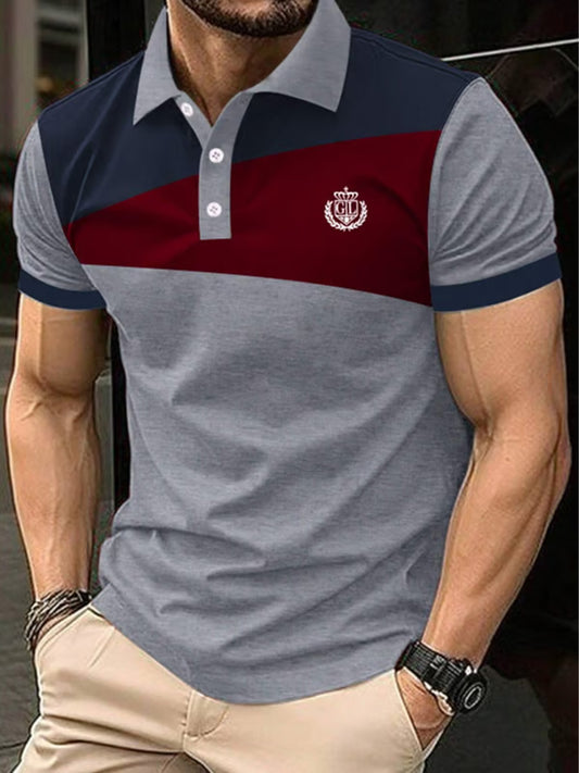 Męska koszulka polo Vintage Holiday Business Casual
