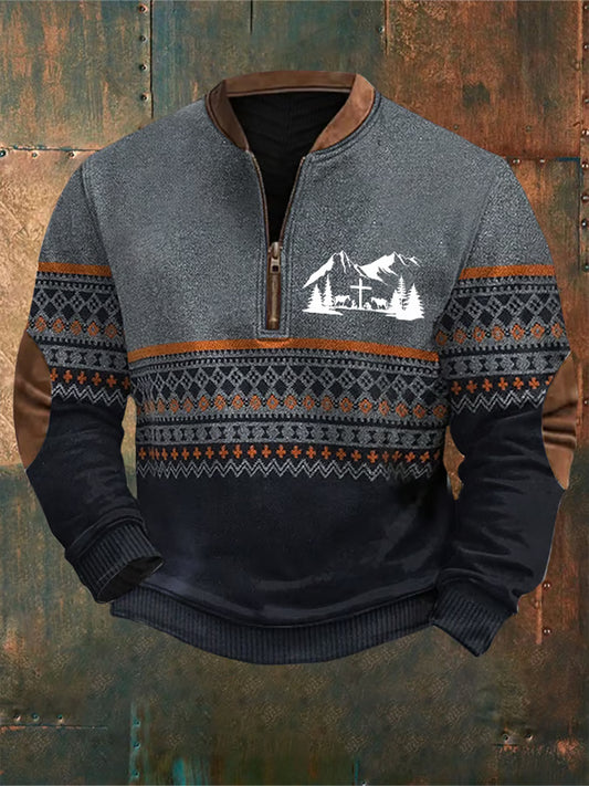 Męska bluza w stylu vintage Art Faith Casual