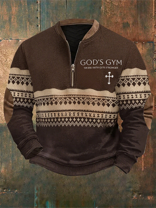 Męska bluza w stylu vintage Art Faith Casual