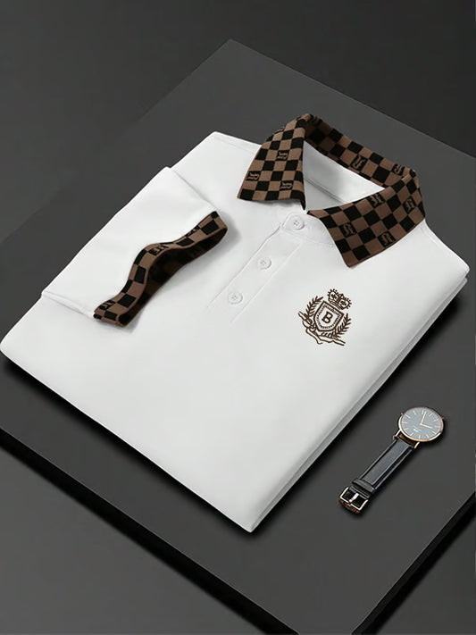 Męska koszulka polo Vintage Holiday Business Casual