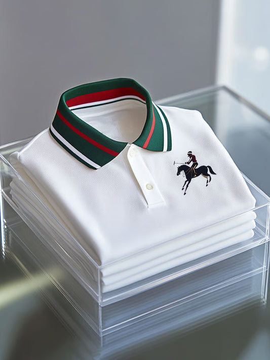 Męska koszulka polo Vintage Holiday Business Casual