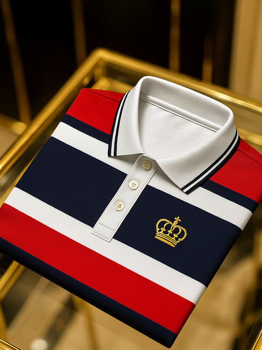 Męska koszulka polo Vintage Holiday Business Casual