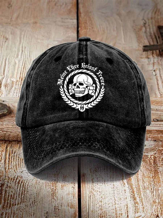 Unisex Niemcy czapka z nadrukiem czaszki