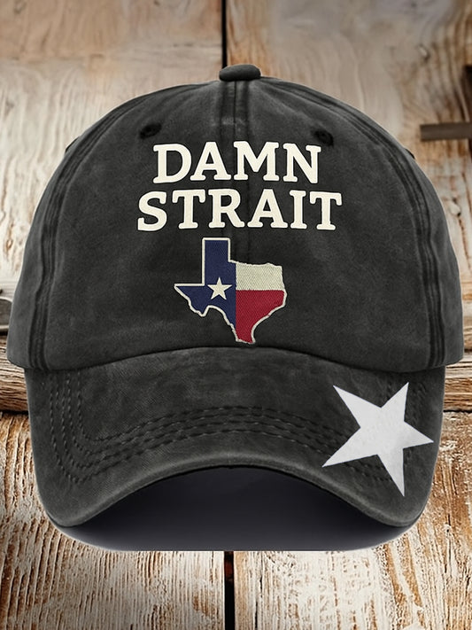 Retro George Strait Muzyka country Texas Country Western Printed Vintage Retro Unisex Resort Czapka baseballowa