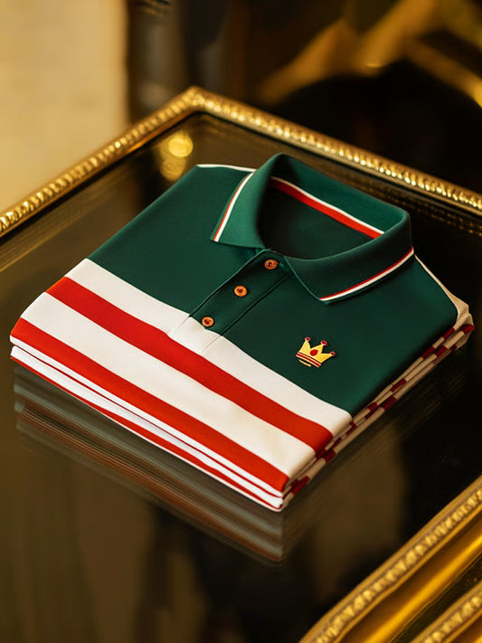 Męska koszulka polo Vintage Holiday Business Casual