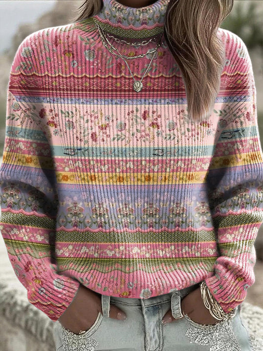 Damski sweter golfowy "Październik, który nosimy różowy"