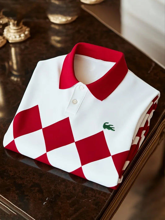 Męska koszulka polo Vintage Holiday Business Casual