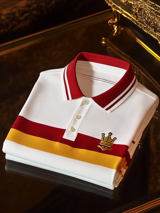 Męska koszulka polo Vintage Holiday Business Casual
