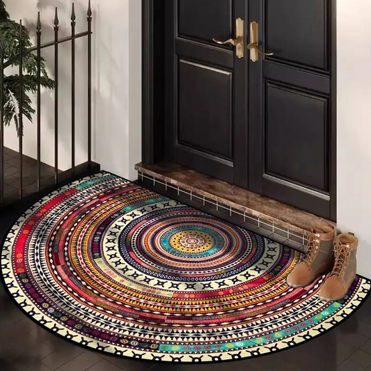 Artystyczny i kreatywny dywan patchwork