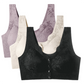 Dame BH sømløs bøylefri med foranspenne 🌿