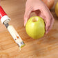🥳🔪1+1 ΔΩΡΕΑΝ 🍎 Εργαλείο για φρούτα από ανοξείδωτο ατσάλι! Αφαίρεση πυρήνα και αποφλοίωση με μια απλή περιστροφή. ⏱️