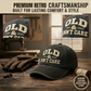 🧢【OLD & DON’T CARE】Unisexowa czapka baseballowa z regulacją i napisem w stylu retro