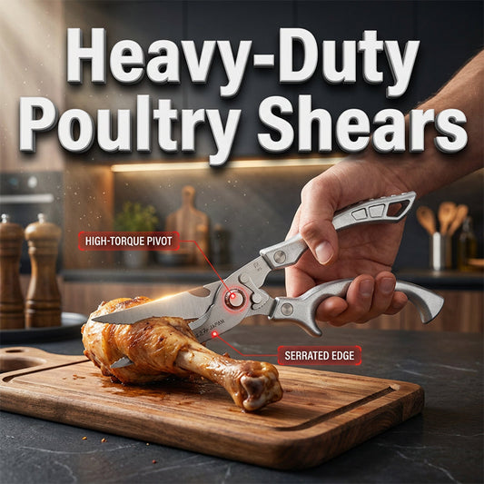 Wielofunkcyjne, wytrzymałe nożyczki kuchenne