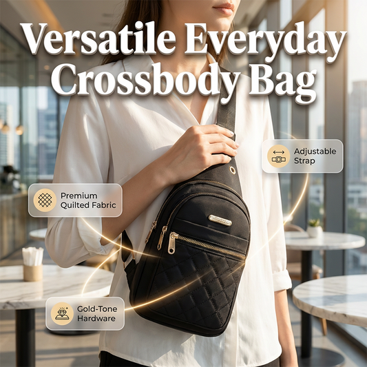 Damska stylowa wielokieszeniowa torba crossbody