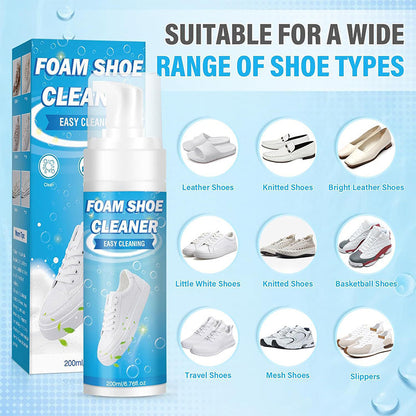 👟🧼 Σετ καθαρισμού παπουτσιών με αφρό – με βούρτσα και πετσέτα ✨🧽🧴