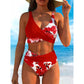 🌈40% ΕΚΠΤΩΣΗ!✨👙Γυναικείο μπικίνι με ψηλή μέση και λουλουδάτο μοτίβο!  Απολαύστε την κομψότητα και την άνεση στην παραλία! 😎✨