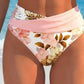 🌈40% ΕΚΠΤΩΣΗ!✨👙Γυναικείο μπικίνι με ψηλή μέση και λουλουδάτο μοτίβο!  Απολαύστε την κομψότητα και την άνεση στην παραλία! 😎✨