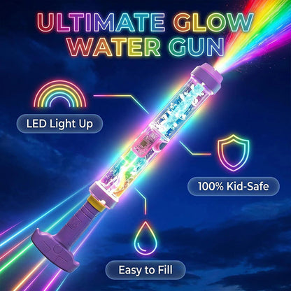 🔥 2+1 ΔΩΡΕΑΝ(3 τεμ.)✨🌈 Παιχνίδι νερού με αντλία και LED που λάμπει στο σκοτάδι💦