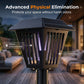 💡✨Outdoor Solar Powered Mosquito Killer Lamp-Stake or Stand Use. Protect Your Yard Day & Night! 🔋
