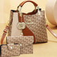 👜 50% ΕΚΠΤΩΣΗ! ✨ Τσάντα τύπου μπουκέτο με σχέδια – 3 τρόποι μεταφοράς, ευρύχωρη, ρετρό στυλ 🌼