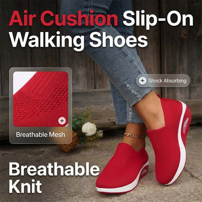 📢📢50% OFF !! ⏰Women's Air Cushion Slip-On Walking Shoes
