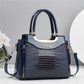 💎 ΕΚΠΤΏΣΕΙΣ 49%✨👜Γυναικεία τσάντα σε στυλ βιντάζ με γυαλιστερό ανάγλυφο κροκό – Κομψή, ευρύχωρη και φυσικά κομψή💃