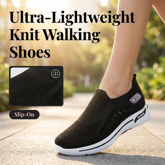👟🔥49% ΕΚΠΤΩΣΗ! ✨Γυναικεία πλεκτά παπούτσια για περπάτημα με καλή αναπνοή
