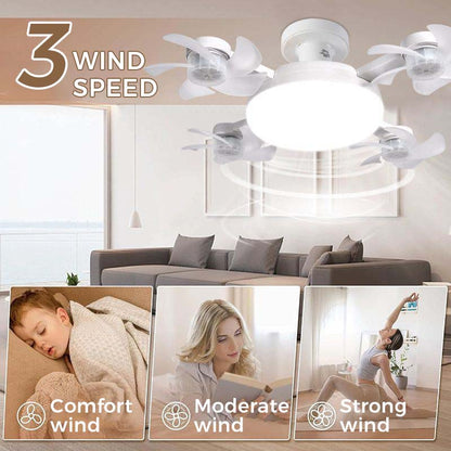 🎁40% ΕΚΠΤΩΣΗ!!✨💦Ανεμιστήρας οροφής με φως LED και τηλεχειριστήριο🌀💥