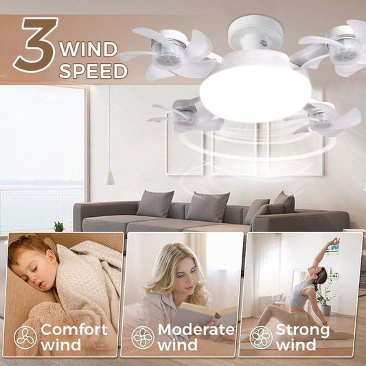 🎁40% ΕΚΠΤΩΣΗ!!✨💦Ανεμιστήρας οροφής με φως LED και τηλεχειριστήριο🌀💥