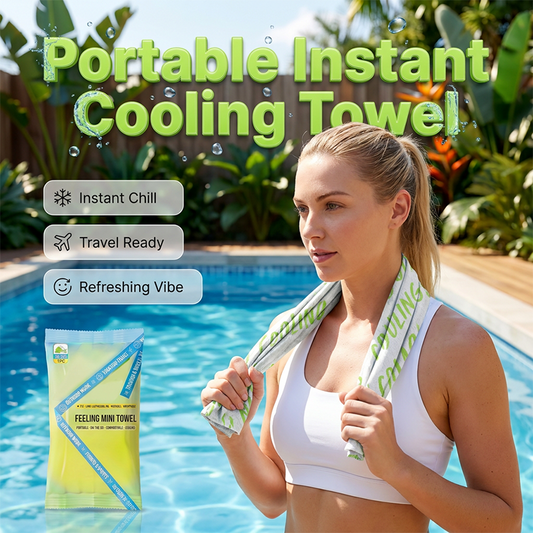 🧊💦ΈΚΠΤΩΣΗ 50 %✨ Πετσέτα άμεσης δροσιστικής δράσης – φορητή, αναπνέουσα, ιδανική για προπονήσεις και ταξίδια!