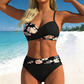 🌺👙ΈΚΠΤΩΣΗ 49 %✨ Μπικίνι δύο τεμαχίων με μοτίβο και σμιλευτική δράση –🌊πληρωμή κατά την παράδοση💕