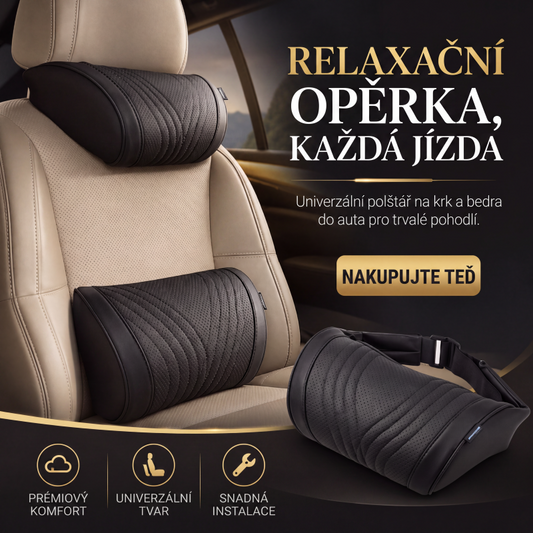 🚘 🚘 Πολυτελή προσκέφαλα και υποστηρίγματα μέσης, ειδικά σχεδιασμένα για καθίσματα αυτοκινήτων