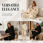 🍂 3D-präglat geometriskt mjukt loungewear-set