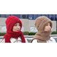 🧶Stickat 2-i-1 Set: Varm Mössa & Halsduk för Damer – Mjuk & Elegant
