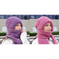 🧶Stickat 2-i-1 Set: Varm Mössa & Halsduk för Damer – Mjuk & Elegant
