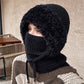 Varm stickad balaclava för damer för utomhusbruk