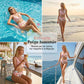 🌈40% ΕΚΠΤΩΣΗ!✨👙Γυναικείο μπικίνι με ψηλή μέση και λουλουδάτο μοτίβο!  Απολαύστε την κομψότητα και την άνεση στην παραλία! 😎✨