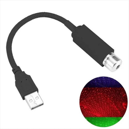 🌟 Lampka projekcyjna USB mini LED nocna gwiazda - regulowana gęstość gwiazd